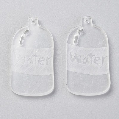Transparent Acrylic Pendants TACR-O003-02-1