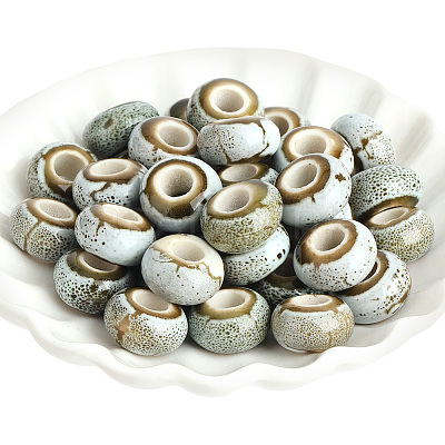 40Pcs Handmade Porcelain Beads PORC-PA0001-35-1