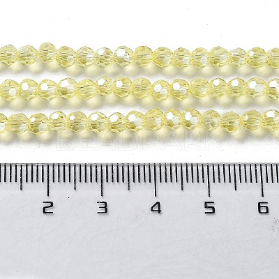 Electroplate Glass Bead Strands X-EGLA-R015-4mm-26-1