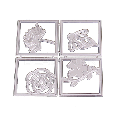 Flower Frame Carbon Steel Cutting Dies Stencils DIY-F036-41-1