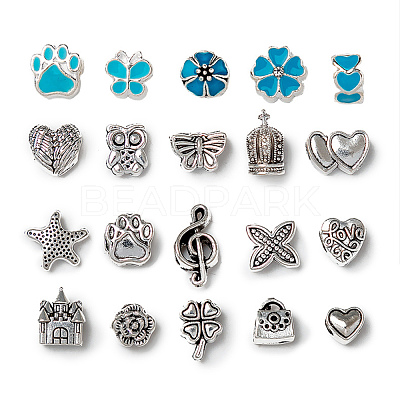 DIY Alloy European Bracelets Making Kits DIY-I108-01B-1