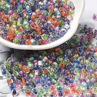 Transparent Glass Round Seed Beads X1-SEED-B001-05A-17-1