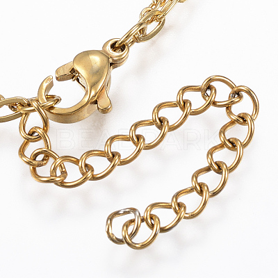 304 Stainless Steel Multi-Strand Anklets AJEW-K016-09A-1