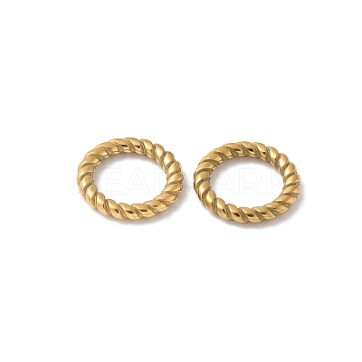 304 Stainless Steel Twisted Ring Linking Rings STAS-L300-005C-G-1