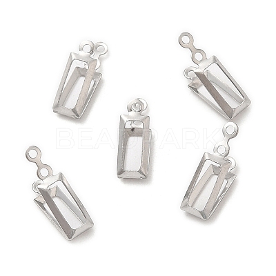 Non-Tarnish 316 Stainless Steel Pendant Cabochon Settings STAS-C077-03P-1