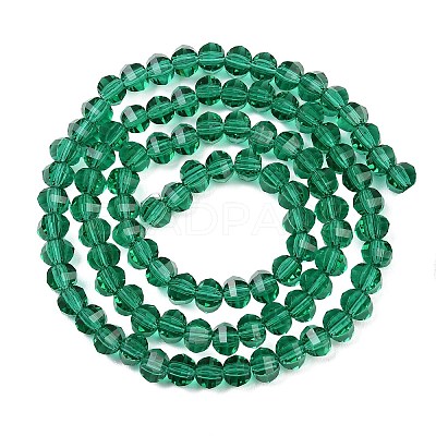 Transparent Glass Beads Strands GLAA-G125-01A-08-1