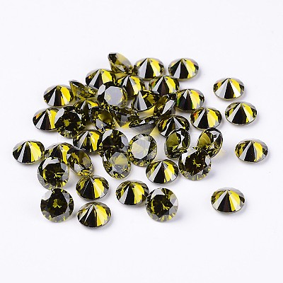 Diamond Shape Glass Rhinestone Cabochons RGLA-J007-8mm-05-1