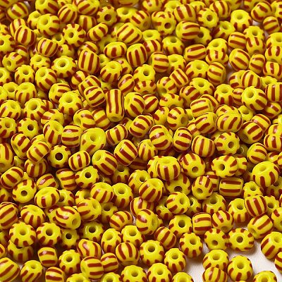 6/0 Opaque Colours Seep Glass Seed Beads LS-X-SEED-F003-04A-01-1