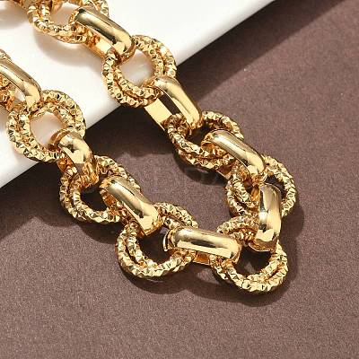 304 Stainless Steel Rolo Chain Bracelets for Women BJEW-S176-01G-B-1
