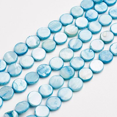 Natural Freshwater Shell Beads X-S00C20V8-1