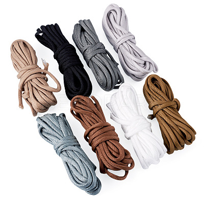 32M 8 Colors 7 Inner Cores Polyester & Spandex Cord Ropes RCP-TA0001-05-1