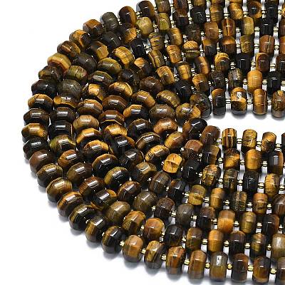 Natural Tiger Eye Beads Strands G-P573-B06-01-1