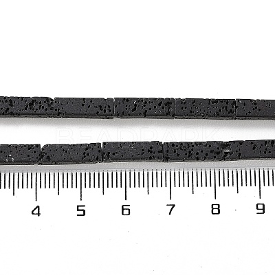 Synthetic Lava Rock Dyed Beads Strands G-H311-07-01-1