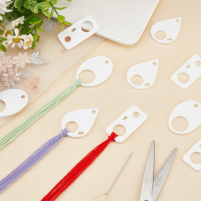 30Pcs 3 Style Acrylic Thread Winding Boards FIND-PH0010-06B-1