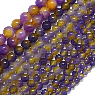 Natural Malaysia Jade Beads Strands G-B165-C04-6mm-1