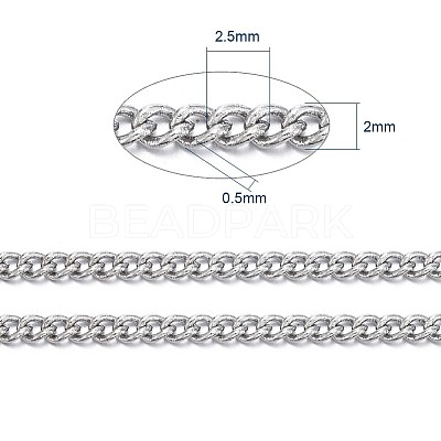 Brass Twisted Chains CHC-S095-P-NF-1
