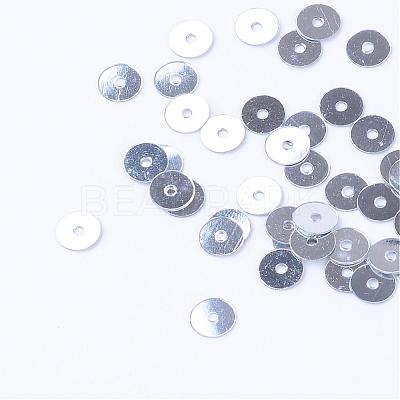 Ornament Accessories Plastic Paillette Beads PVC-R014-6mm-01-1