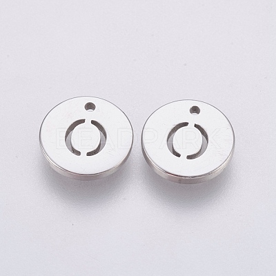 Non-Tarnish 304 Stainless Steel Charms STAS-P212-15P-15-1