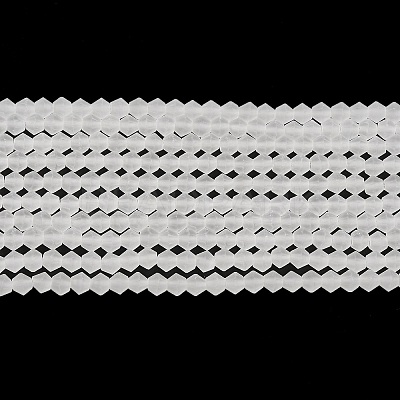 Imitate Austrian Crystal Frosted Glass Beads Strands LS-GLAA-F029-TM3mm-B13-1