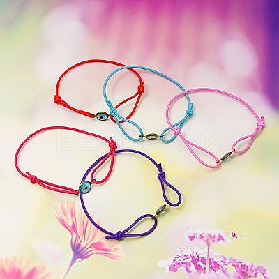 Fashion Adjustable Link Bracelets BJEW-JB00742-1