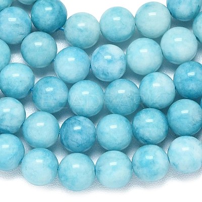 Natural Malaysia Jade Beads Strands G-B165-C09-8mm-1