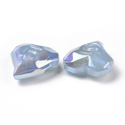 Opaque Acrylic Beads OACR-A010-08A-1