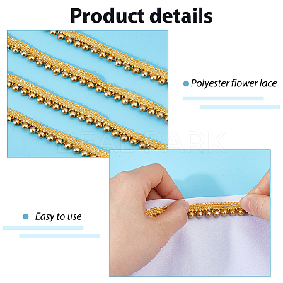 Polyester Lace Trim OCOR-WH011-164C-1
