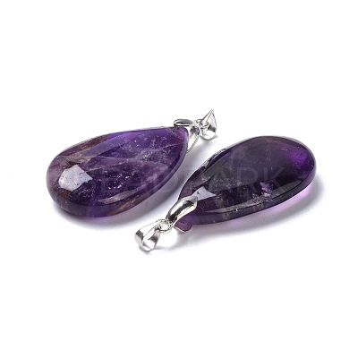 Natural Amethyst Pendants G-D084-01P-B03-1