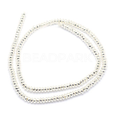 Electroplate Non-magnetic Synthetic Hematite Beads Strands G-L485-06D-S-1