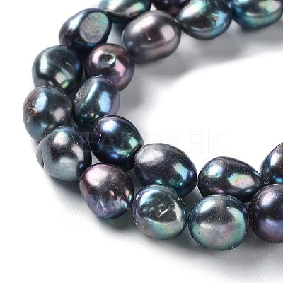 Natural Cultured Freshwater Pearl Beads Strands PEAR-Z002-28-1