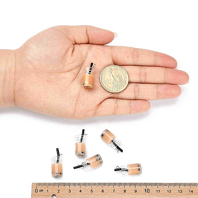 Glass Bottle Pendants CRES-N017-03B-1