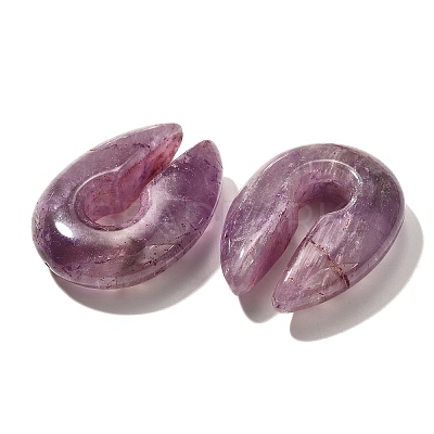 Natural Amethyst Ear Plugs Gauges G-I359-13A-01-1