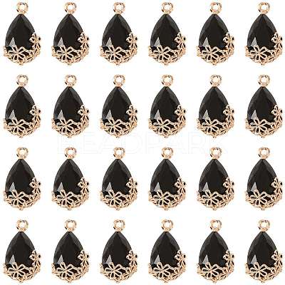 Transparent Glass Pendants GLAA-FZ0001-02C-1