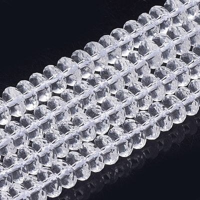 Synthetic Quartz Crystal Beads Strands G-S285-15-1