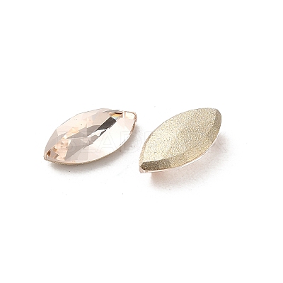 Glass Rhinestone Cabochons RGLA-P037-09A-D261-1