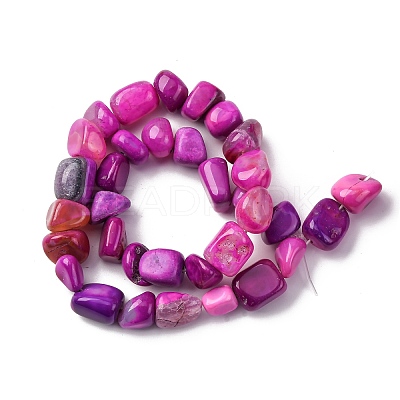 Natural Agate Beads Strands G-RM241227-04-1