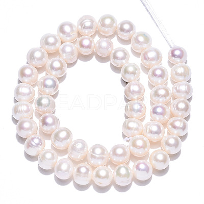 Natural Cultured Freshwater Pearl Beads Strands PEAR-N013-08C-1