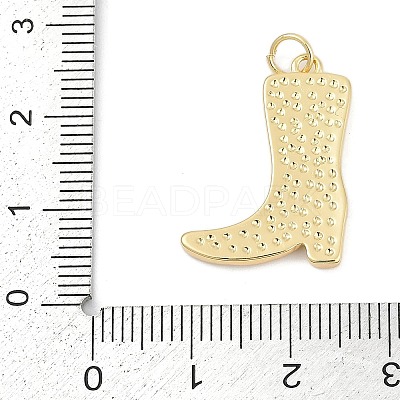 Brass Enamel Pendants KK-G522-50G-02B-1