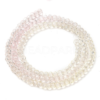 Transparent Painted Glass Beads Strands DGLA-A034-T1mm-A25-1