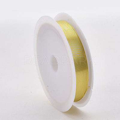 Round Copper Jewelry Wire CWIR-Q006-0.7mm-G-1