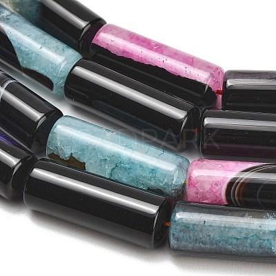 Natural Agate Beads Strands GG-L001-A01-01E-1