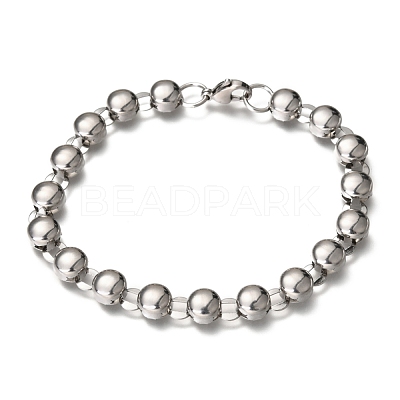 Tarnish Resistant 304 Stainless Steel Link Chain Bracelets BJEW-Z010-01P-1