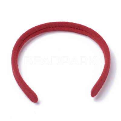 Hair Accessories Plain Plastic Hair Band Findings OHAR-S195-04B-1