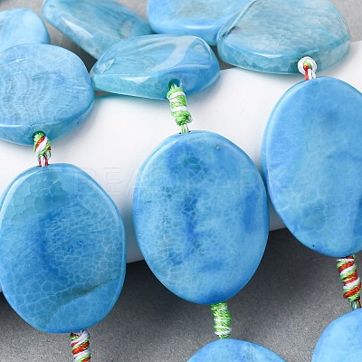 Natural Dragon Veins Agate Beads Strands G-P605-L01-01-1