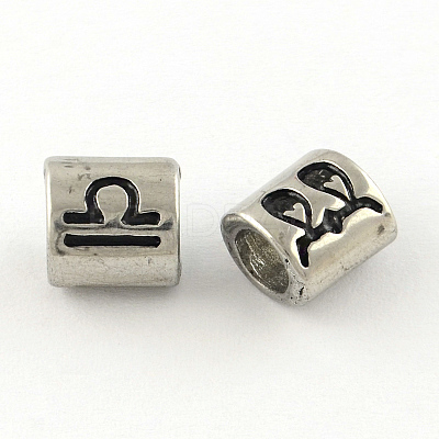 Tarnish Resistant Smooth Surface 304 Stainless Steel European Bead STAS-R079-A09-1