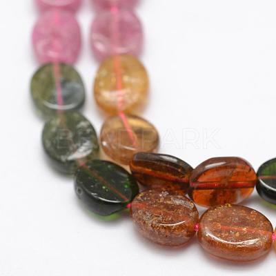 Natural Multicolor Tourmaline Beads Strands G-F521-56A-1