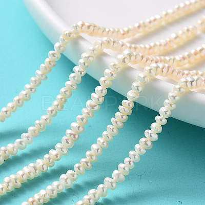Grade AA Natural Cultured Freshwater Pearl Beads Strands PEAR-L003-B-03-01-1