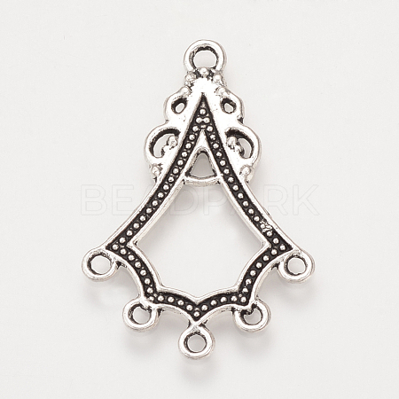 Tibetan Style Alloy Chandelier Components X-TIBEP-S312-28AS-NR-1