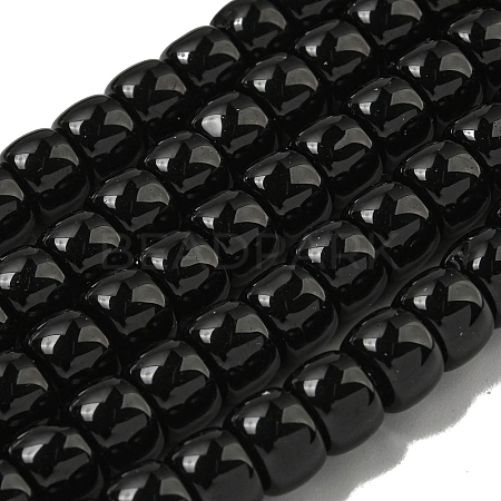 Opaque Glass Beads Strands X-GLAA-NH0002-B02-1
