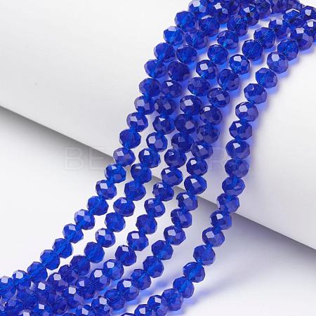 Glass Beads Strands EGLA-A034-T1mm-D06-1